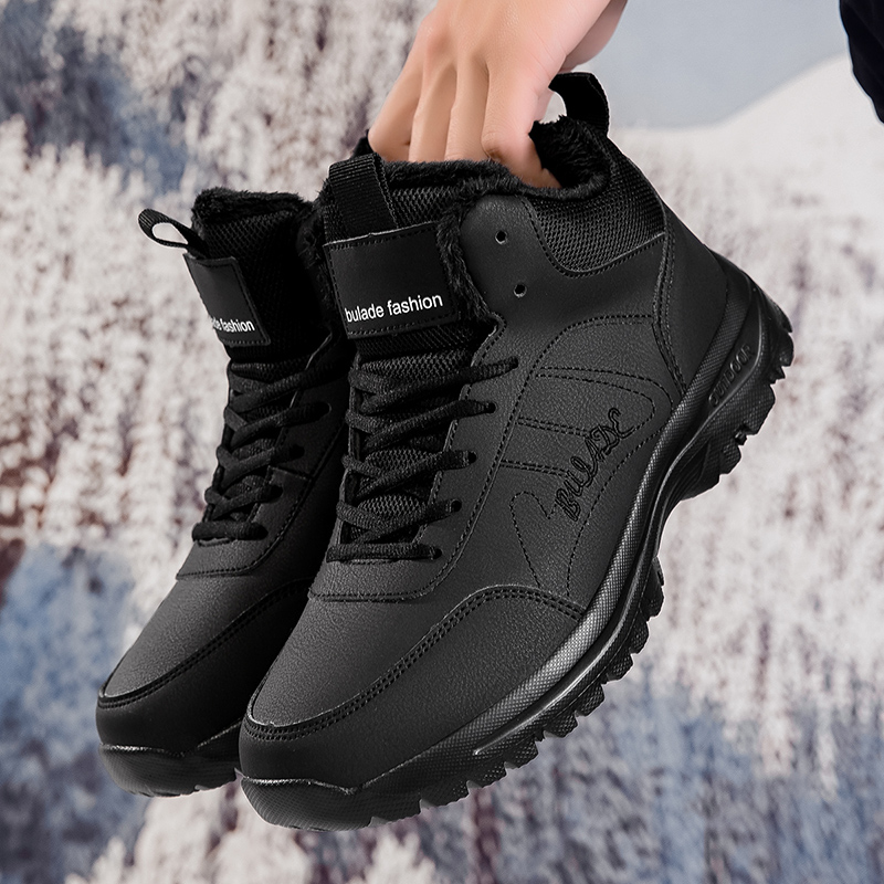 Waterproof Winter Boot - Botas masculinas 2025 novos chinelos de
