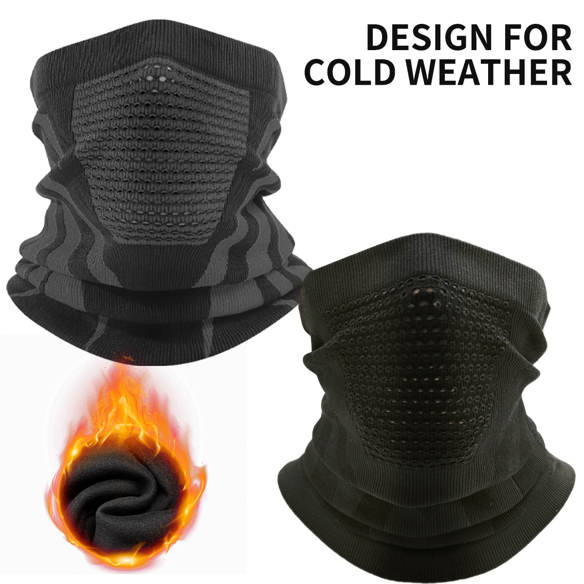 Neck Gaiter Fleece - Inverno pescoço mais quente gaiter quente