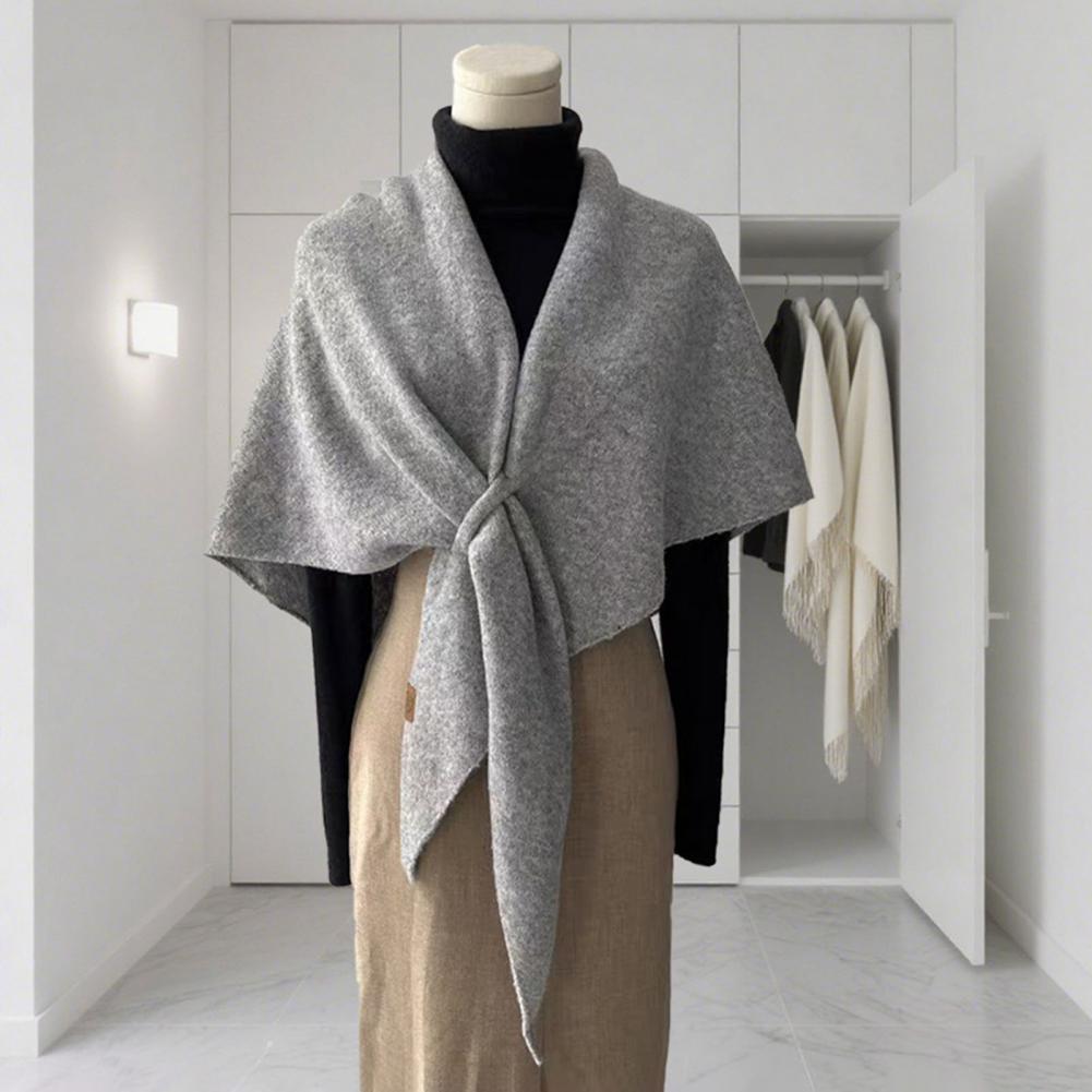 Wool Scarf Men - Xale Feminino de Tricô Macio e