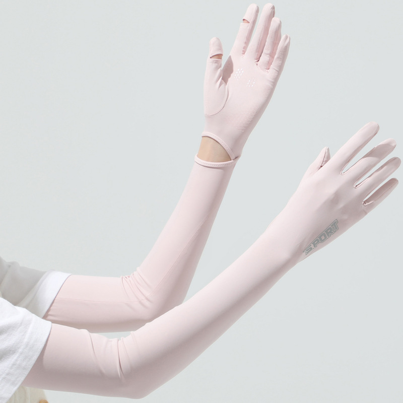 Touch Screen Gloves - Manga de gelo feminina equitação proteção