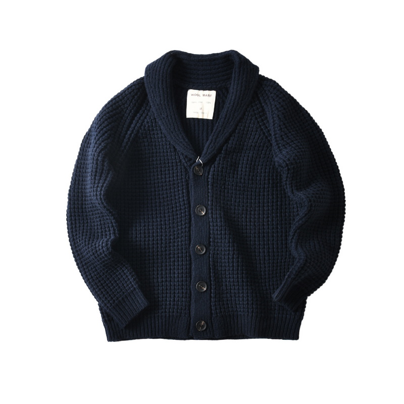 Wool Scarf Men - Suéter de malha grossa de lã