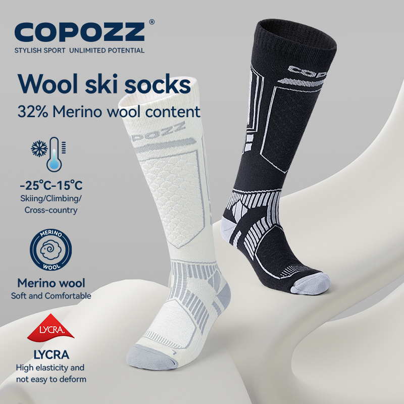 Thermal Sock Wool - Copozz novas meias de esqui de
