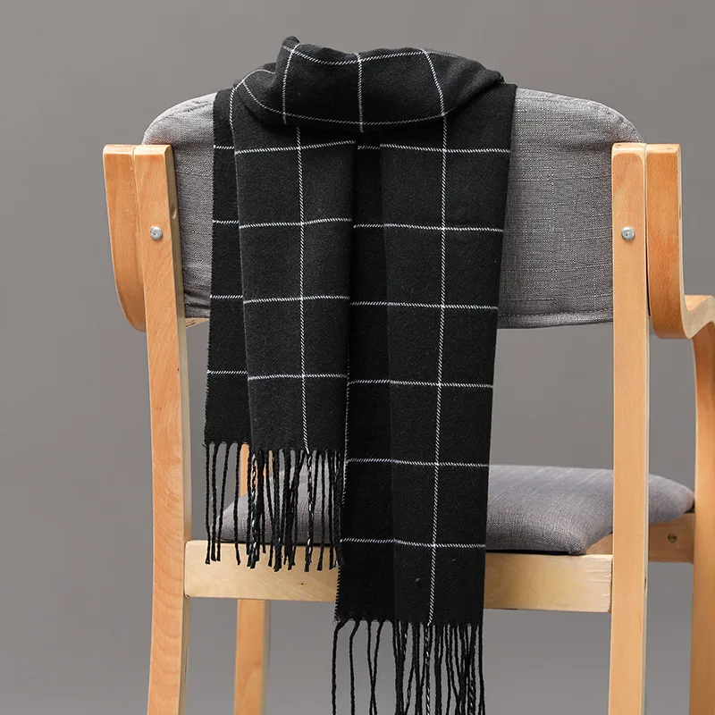 Wool Scarf Men - 2023 novo inverno cachecol masculino manter