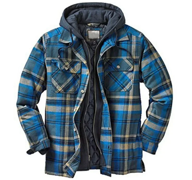 Flannel Shirt Lined - Camisas xadrez de flanela forradas de