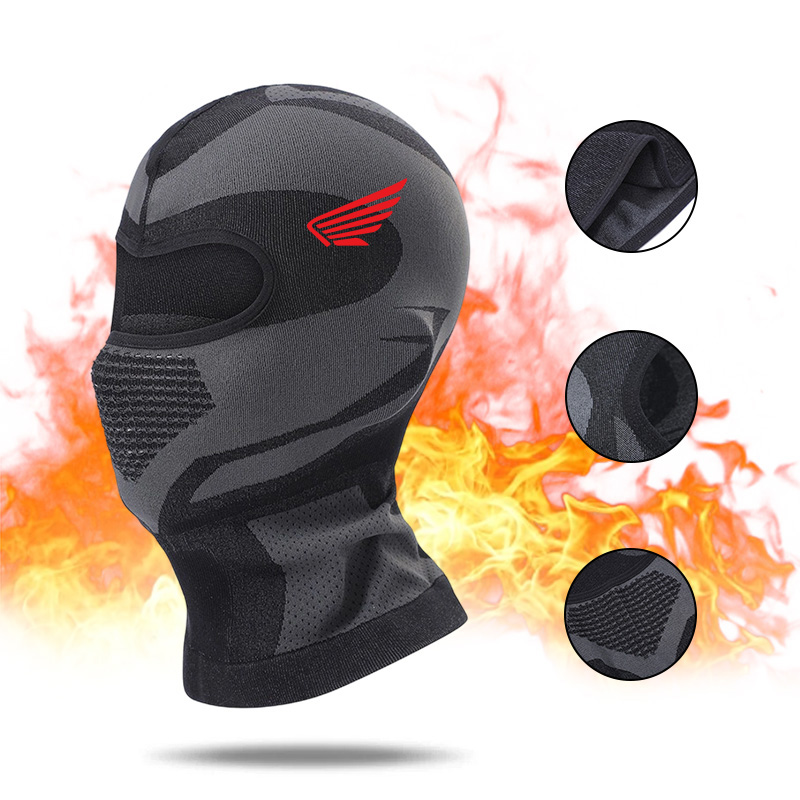Balaclava Ski Mask - Balaclava com Logotipo Honda, Máscara Facial