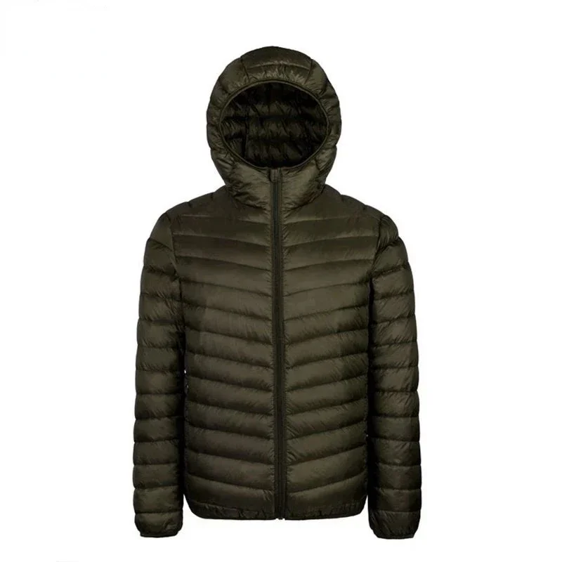 Down Jacket Packable - Jaqueta masculina 2024 novo 90% pato