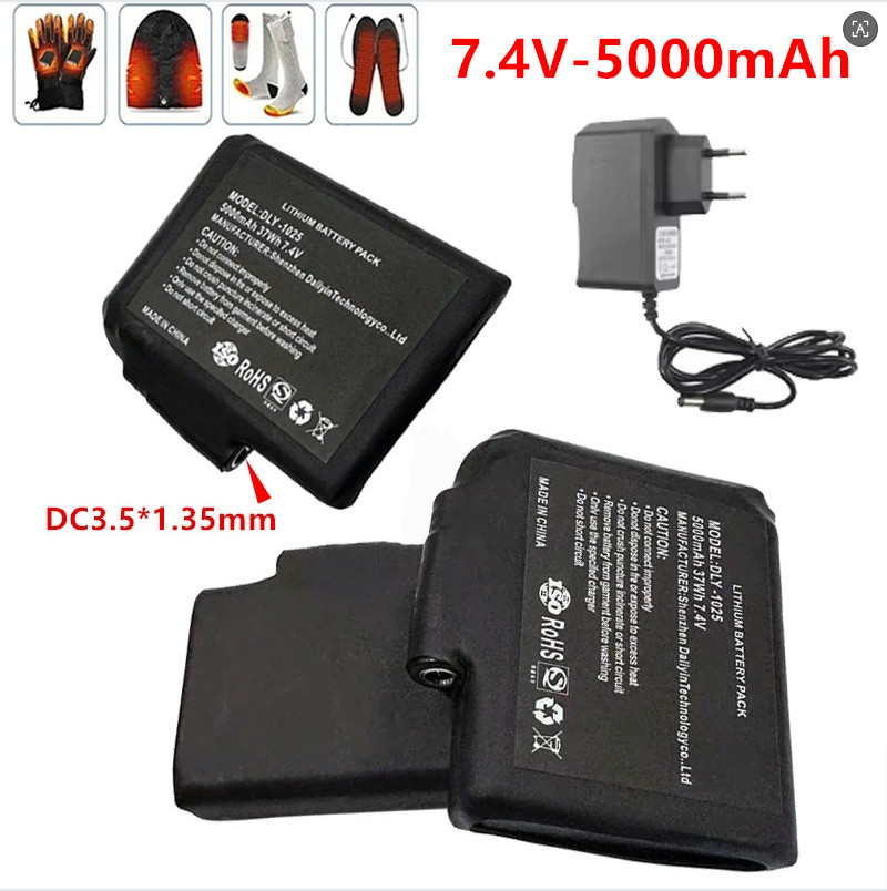 Heated Vest Battery - Nova bateria de polímero de lítio