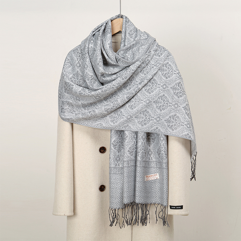 Cashmere Pashmina Wrap - 2024 luxo grosso cachecol de caxemira
