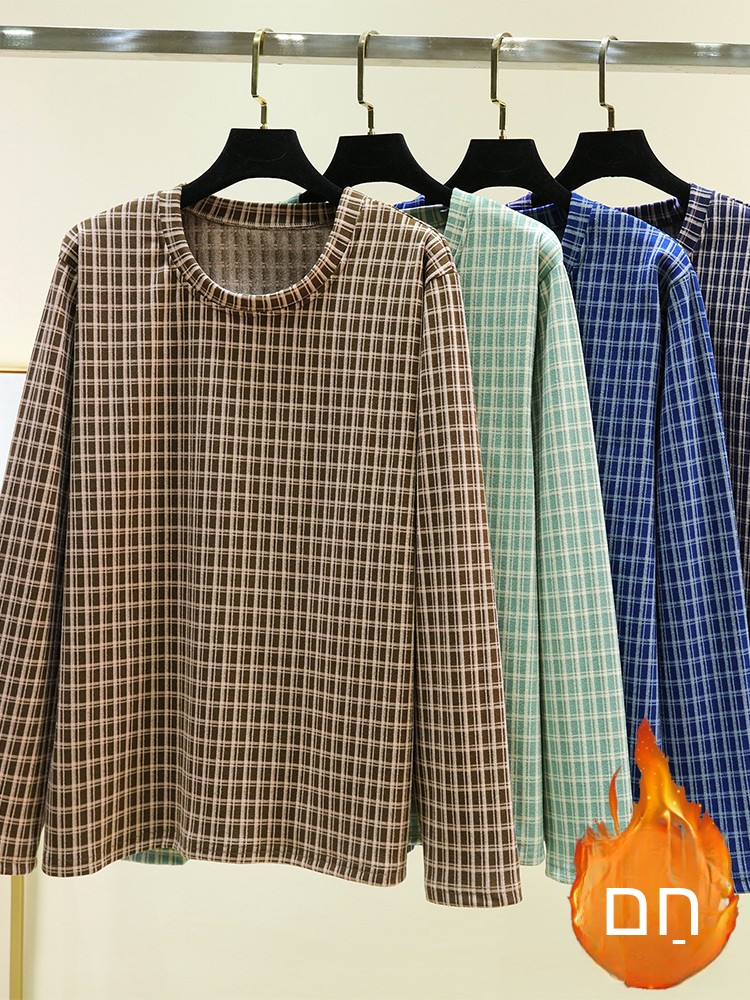 Flannel Shirt Lined - Camiseta de Pijama Masculina de Inverno