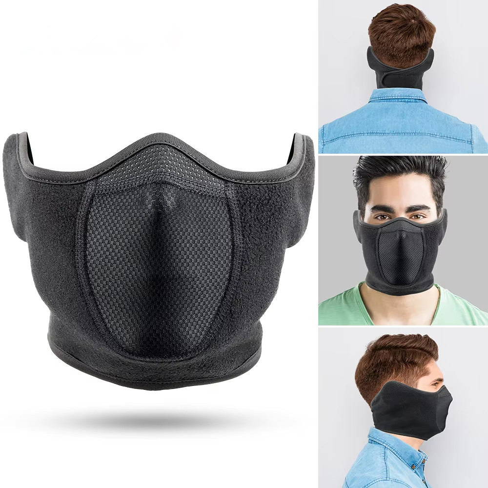 Fleece Ear Warmer Band - Aquecedor de pescoço para clima frio,