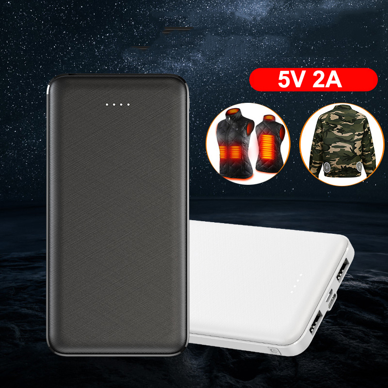 Heated Vest Battery - 5v 2a power bank 20000mah para