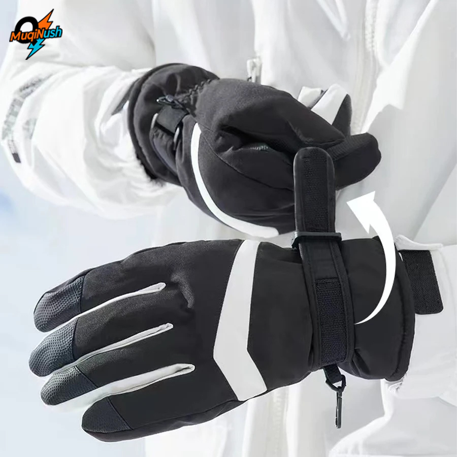 Snow Glove Insulated - MuqiNush Luvas de esqui isoladas de