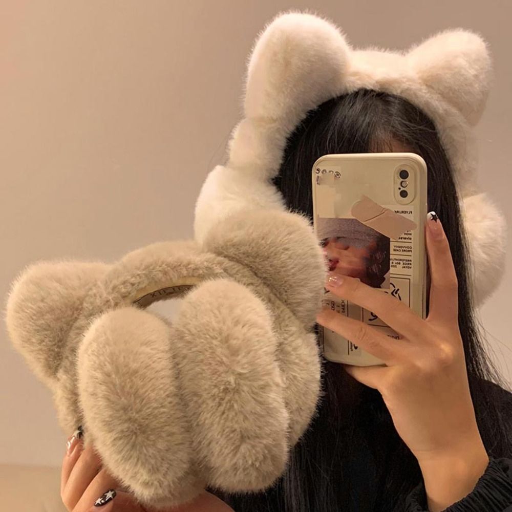 Earmuffs Foldable - Protetores de orelha de gato fofos