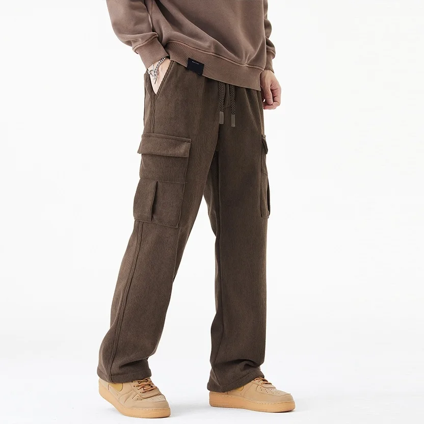 Corduroy Pant Warm - Calças de Corduroy para Homens, Novidade