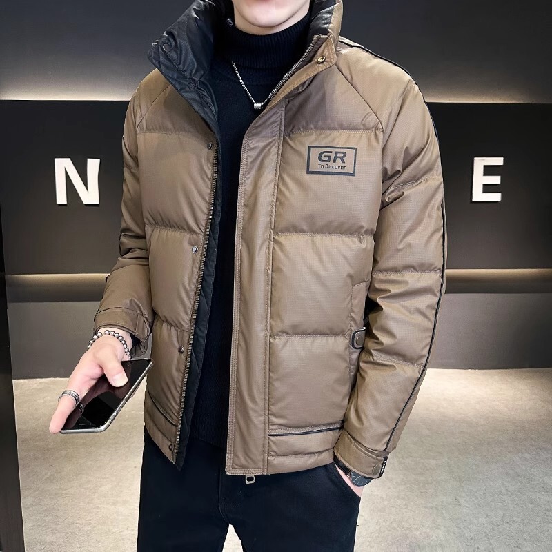 Down Jacket Packable - Outono inverno masculino pato branco para