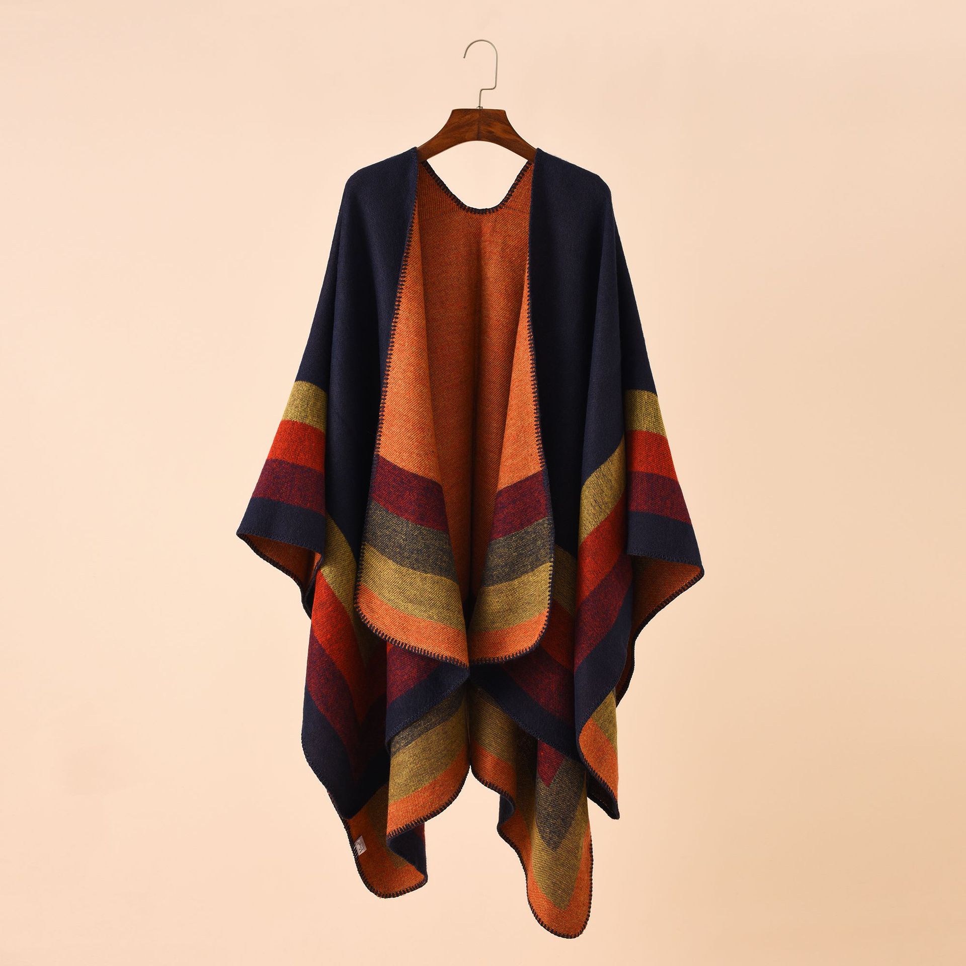 2024 nova moda inverno quente  - Shawl Wrap Winter avaliação e preço