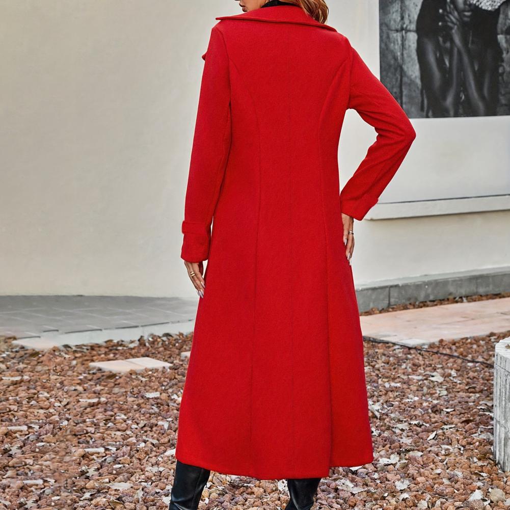Casaco Longo de Lã Feminino, P - Wool Coat Peacoat avaliação e preço