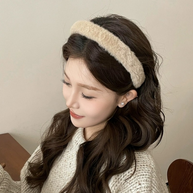 Headband de pelúcia macia para - Winter Headband Fleece avaliação e preço