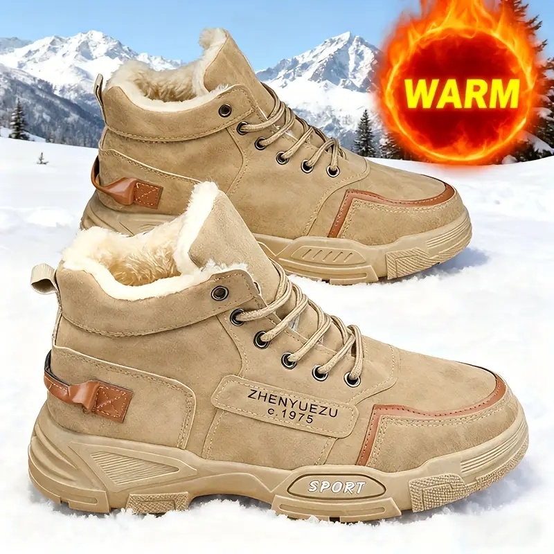 Botas de Neve Masculinas de Ca - Waterproof Winter Boot avaliação e preço