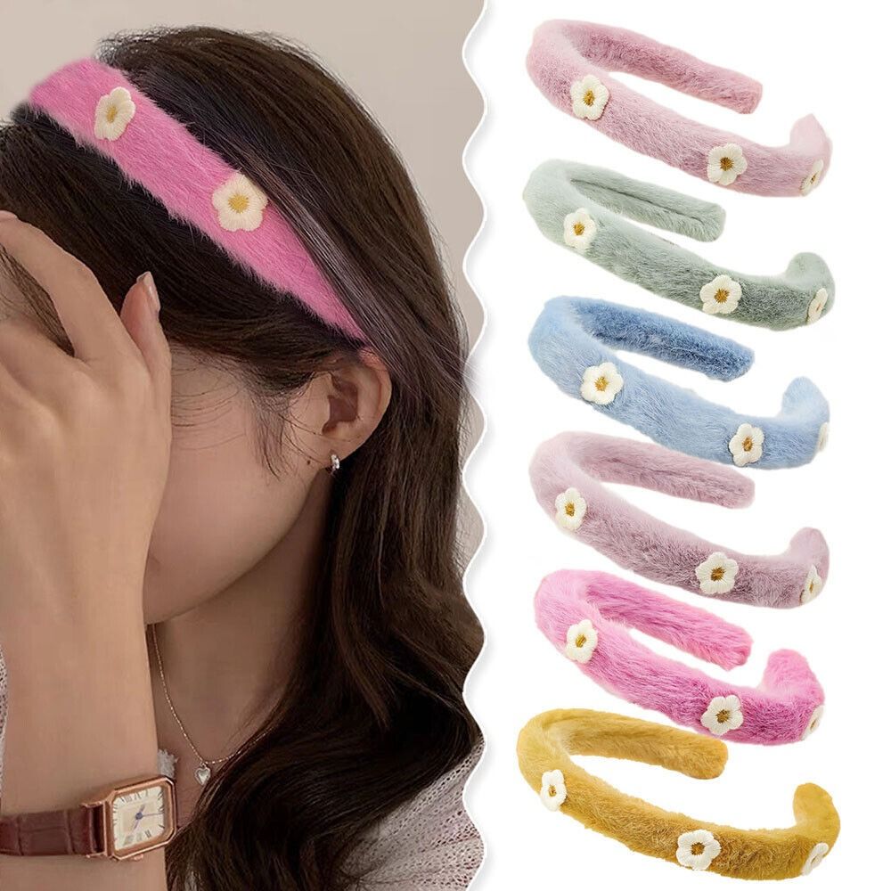 Pelúcia Faux FurHead Hoop, Sof - Winter Headband Fleece avaliação e preço