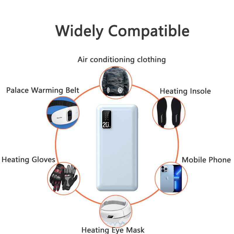 DC Aquecido Vest Power Bank, 2 - Heated Vest Battery avaliação e preço