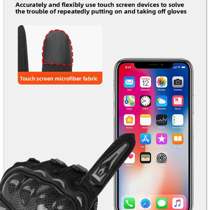 Novas Luvas de Motocicleta Imp - Touch Screen Gloves avaliação e preço