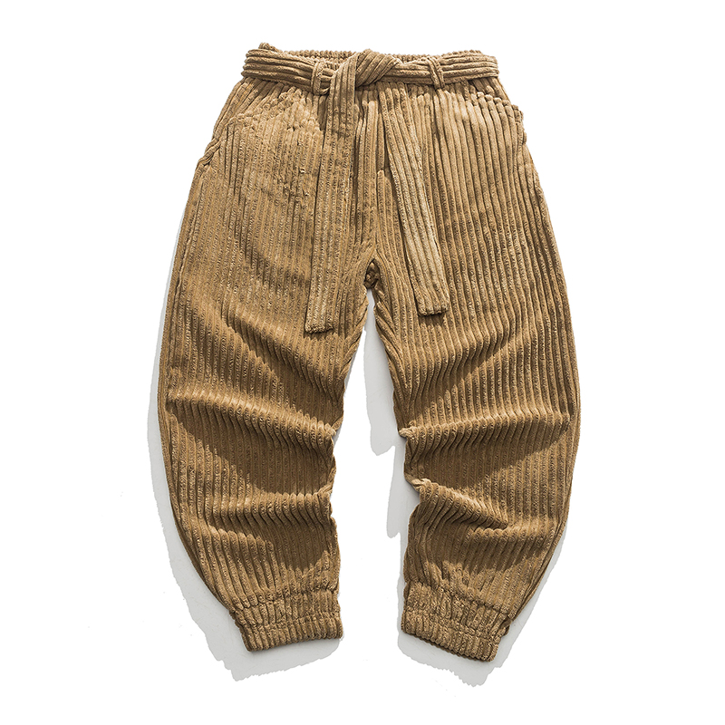 Homens calças de veludo grosso - Corduroy Pant Warm avaliação e preço