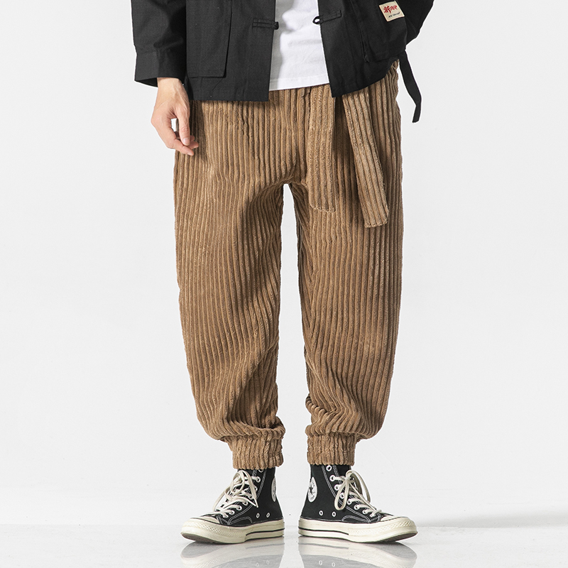 Homens calças de veludo grosso - Corduroy Pant Warm avaliação e preço
