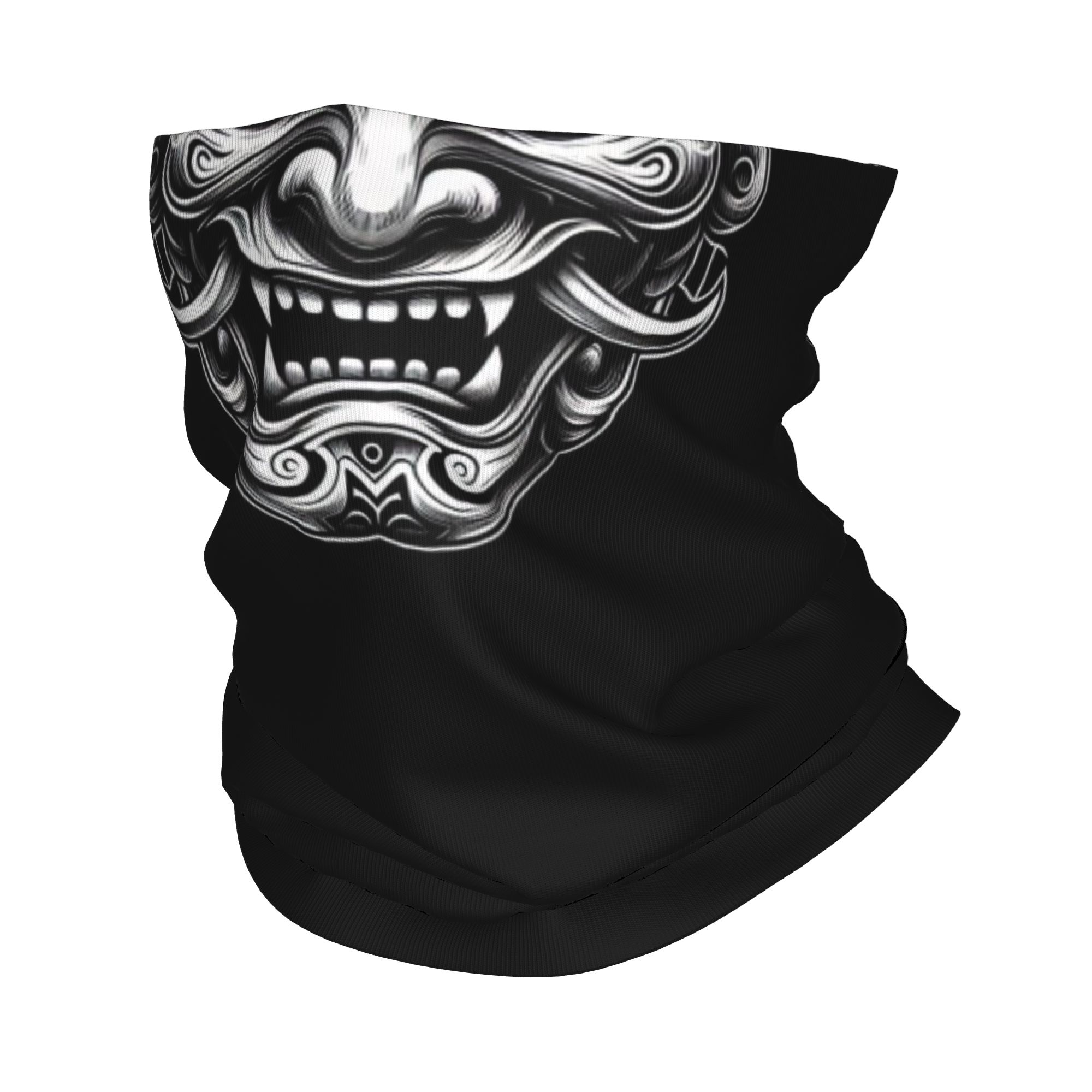 Personalizado samurai oni demô - Neck Gaiter Fleece avaliação e preço