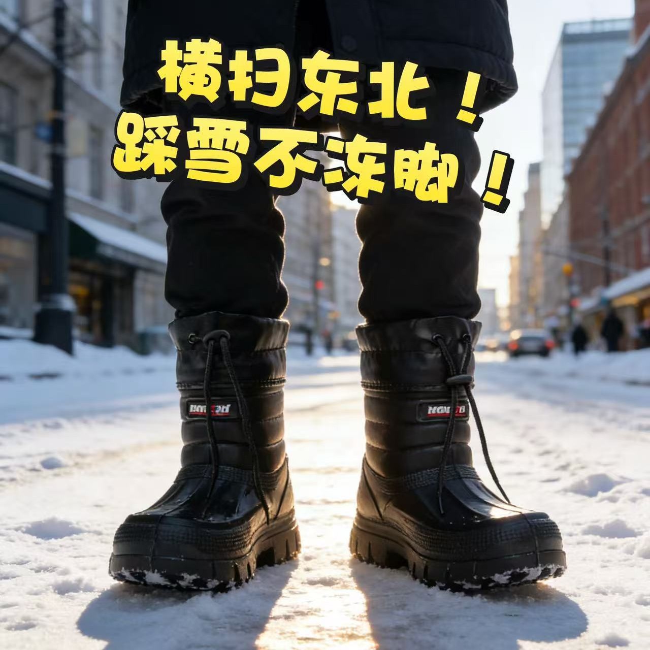 Botas de neve masculinas novas - Waterproof Winter Boot avaliação e preço