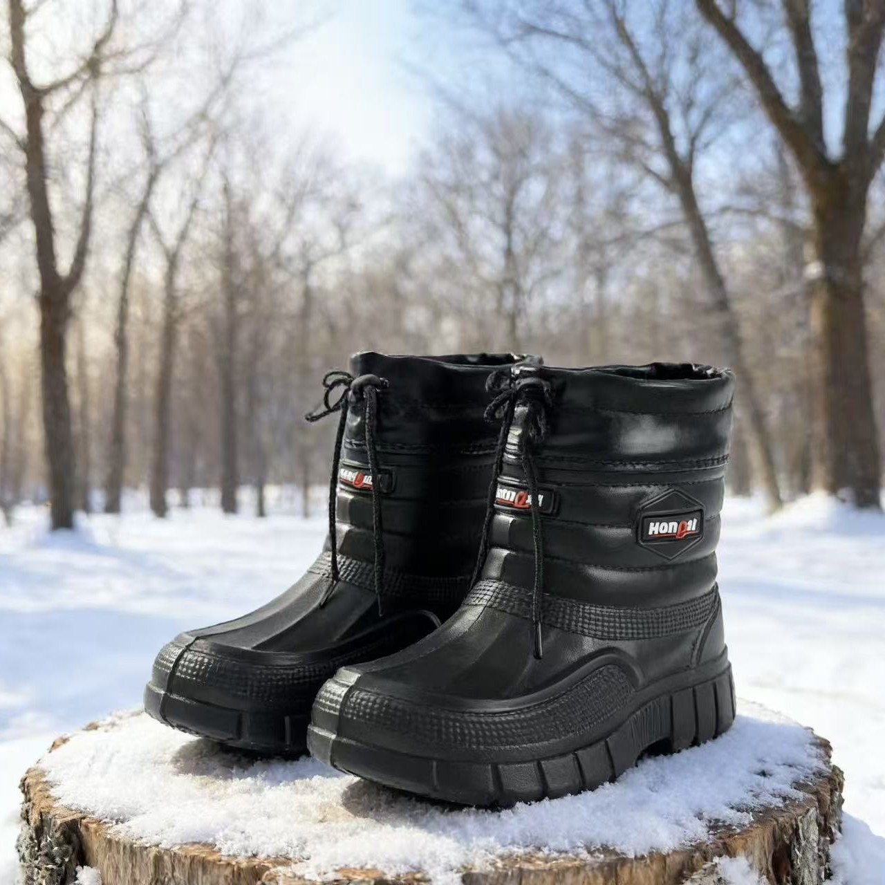 Botas de neve masculinas novas - Waterproof Winter Boot avaliação e preço
