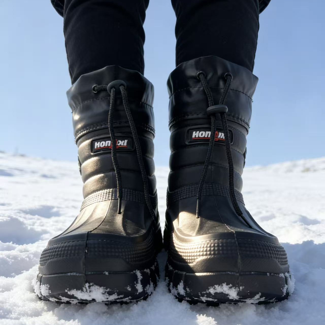 Botas de neve masculinas novas - Waterproof Winter Boot avaliação e preço