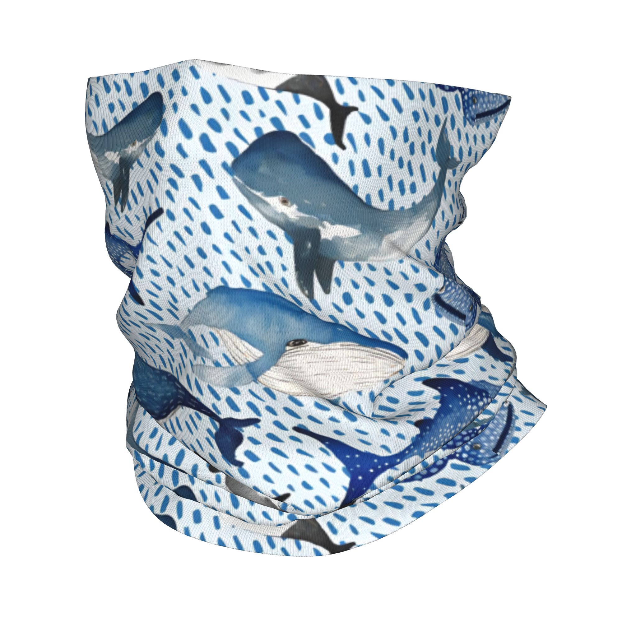 Personalizado azul aquarela tu - Neck Gaiter Fleece avaliação e preço