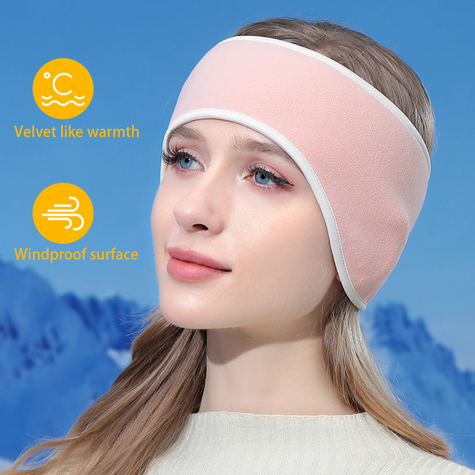 Leve inverno velo térmico orel - Fleece Ear Warmer Band avaliação e preço