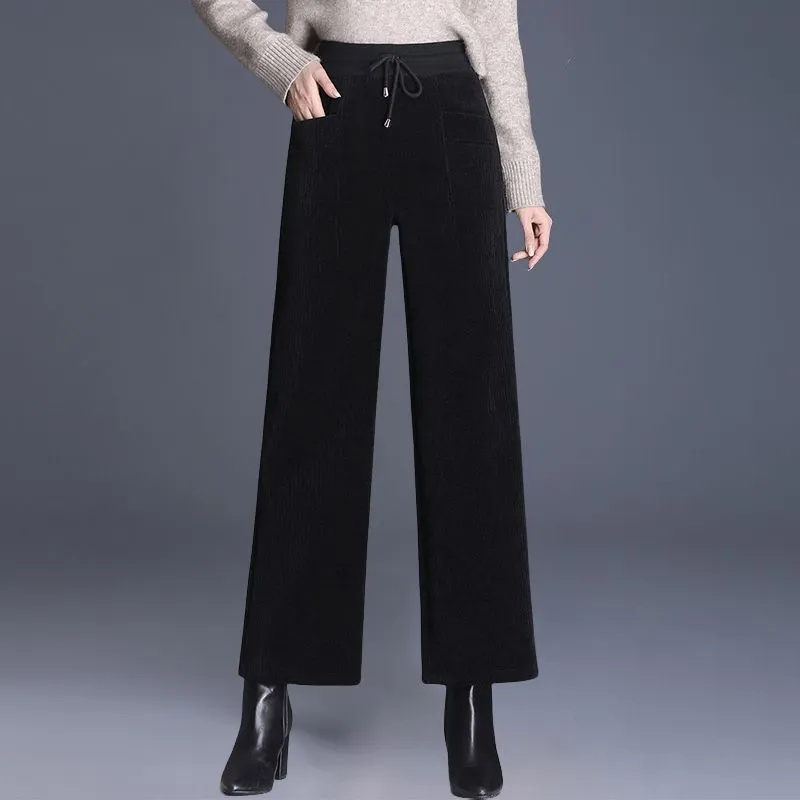 Outono inverno veludo calças d - Corduroy Pant Warm avaliação e preço