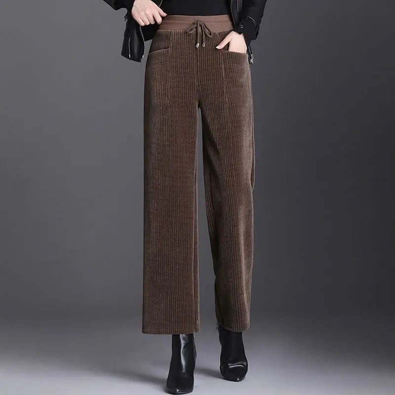 Outono inverno veludo calças d - Corduroy Pant Warm avaliação e preço