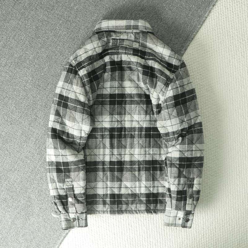 Outono inverno masculino xadre - Flannel Shirt Lined avaliação e preço