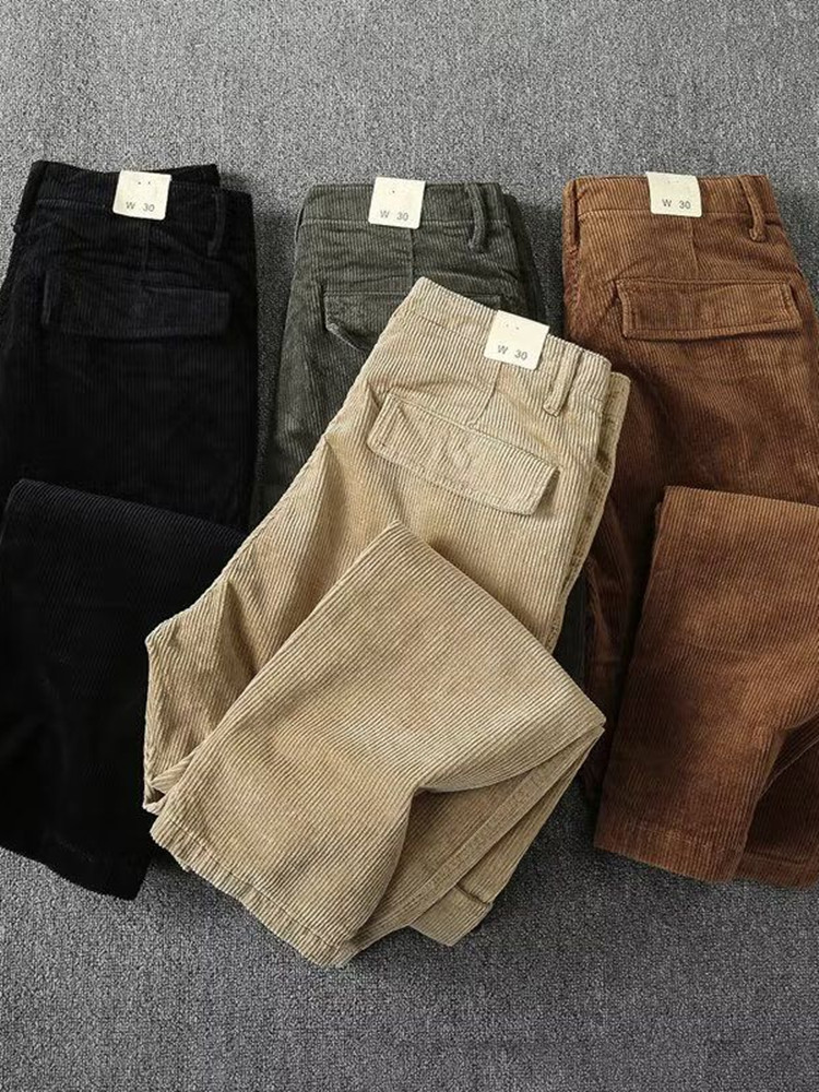 Primavera e outono nova moda c - Corduroy Pant Warm avaliação e preço