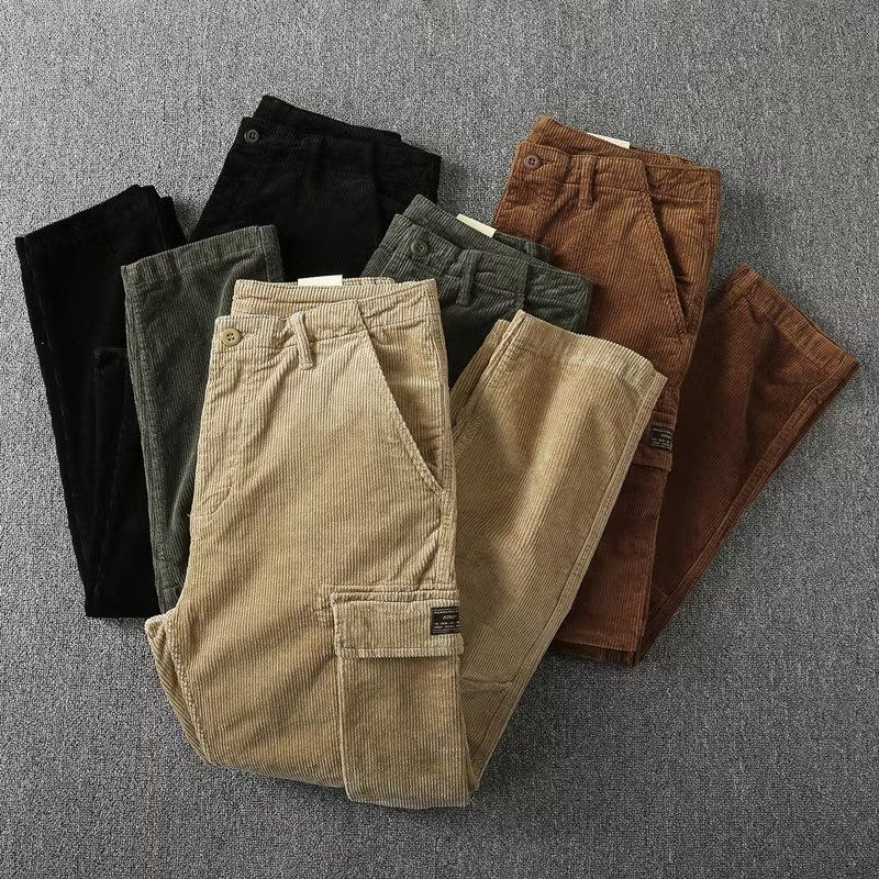 Primavera e outono nova moda c - Corduroy Pant Warm avaliação e preço