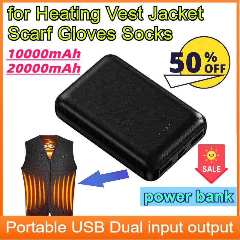 20000mah bateria de aqueciment - Heated Vest Battery avaliação e preço