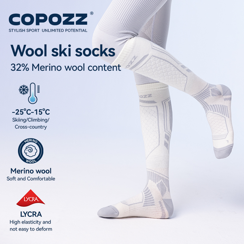Copozz meias de esqui de inver - Thermal Sock Wool avaliação e preço