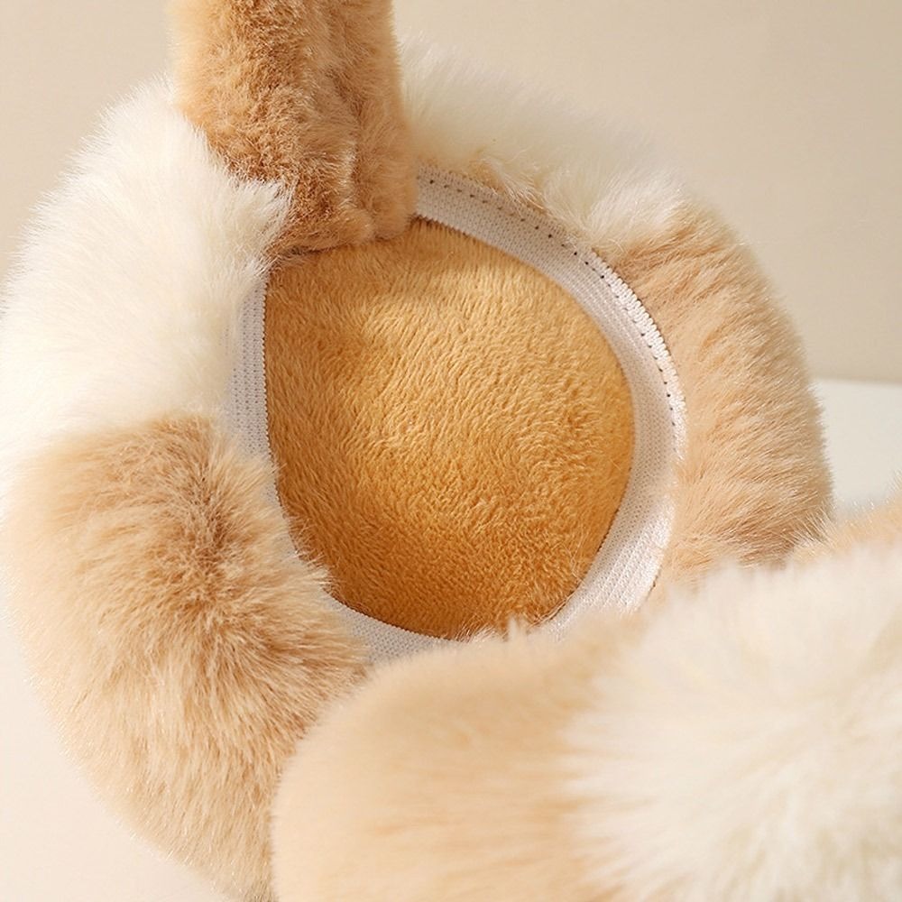 Moda pele do falso orelha muff - Earmuffs Foldable avaliação e preço
