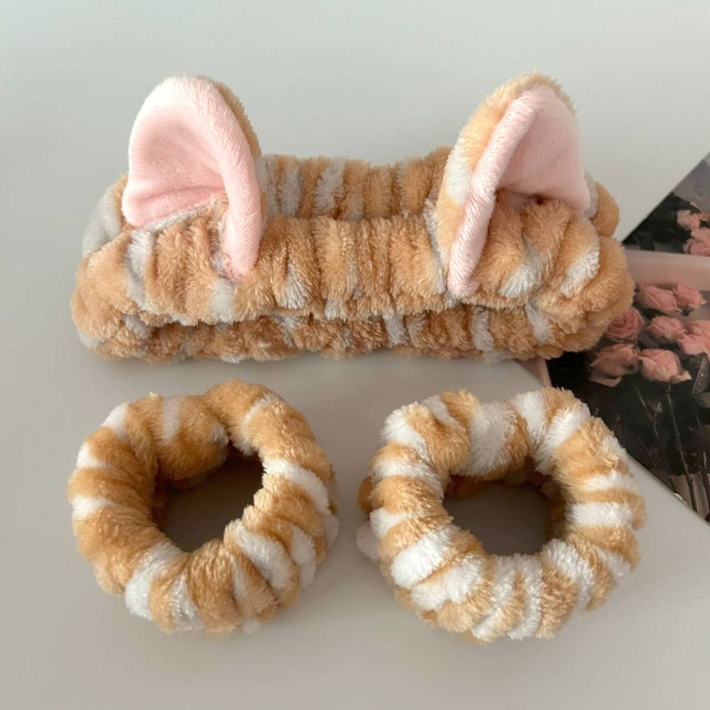 3 pçs/set leopardo impressão b - Winter Headband Fleece avaliação e preço