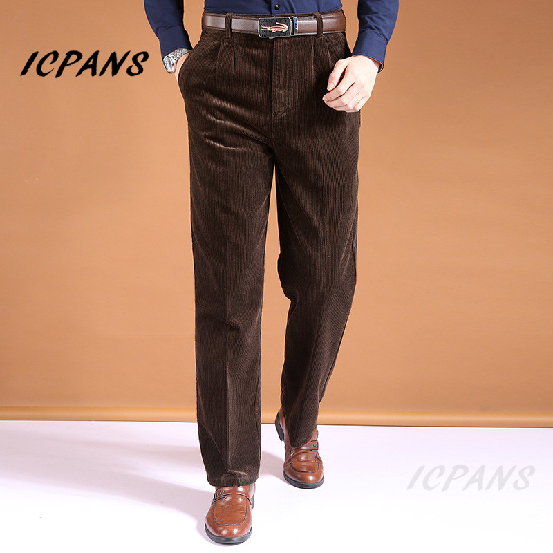 Icpan grosso quente outono inv - Corduroy Pant Warm avaliação e preço