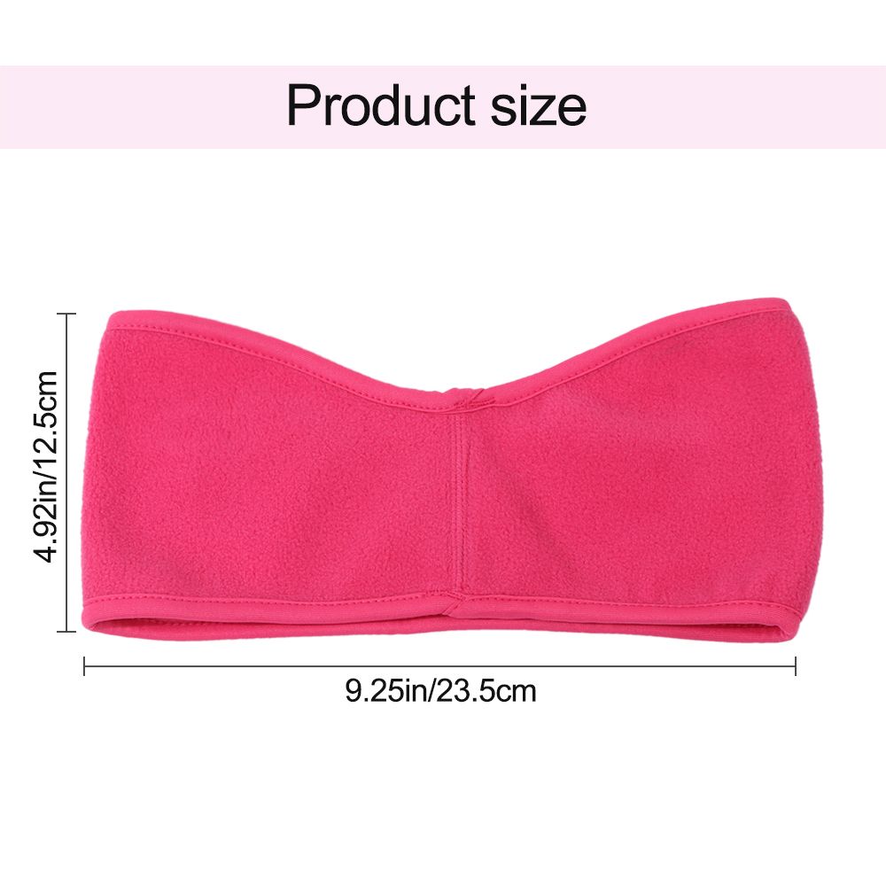 1 Peça Faixa de Cabelo Feminin - Fleece Ear Warmer Band avaliação e preço