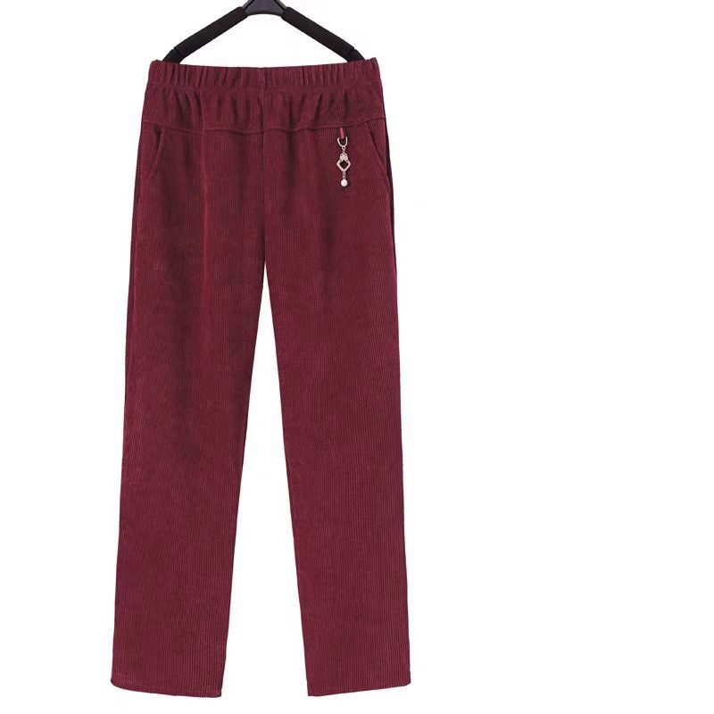 Calças retas de veludo feminin - Corduroy Pant Warm avaliação e preço