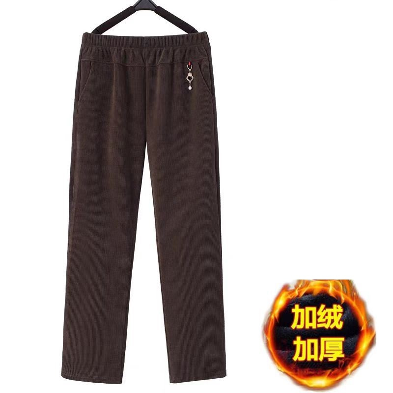 Calças retas de veludo feminin - Corduroy Pant Warm avaliação e preço