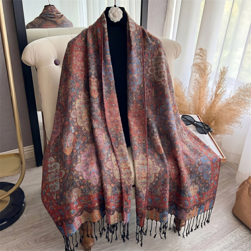 Novos Cachecóis de Cashmere de - Cashmere Pashmina Wrap avaliação e preço