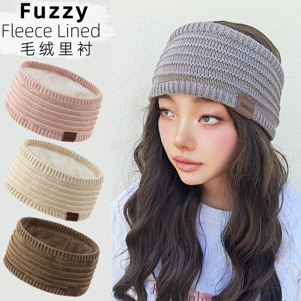 Inverno manter quente velo for - Fleece Ear Warmer Band avaliação e preço