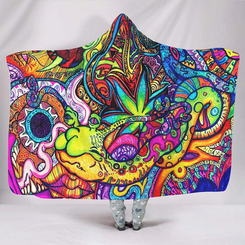 Abstrato brilhante trippy arco - Sherpa Hoodie Fleece avaliação e preço